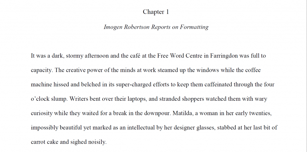 academic manuscript title page sample