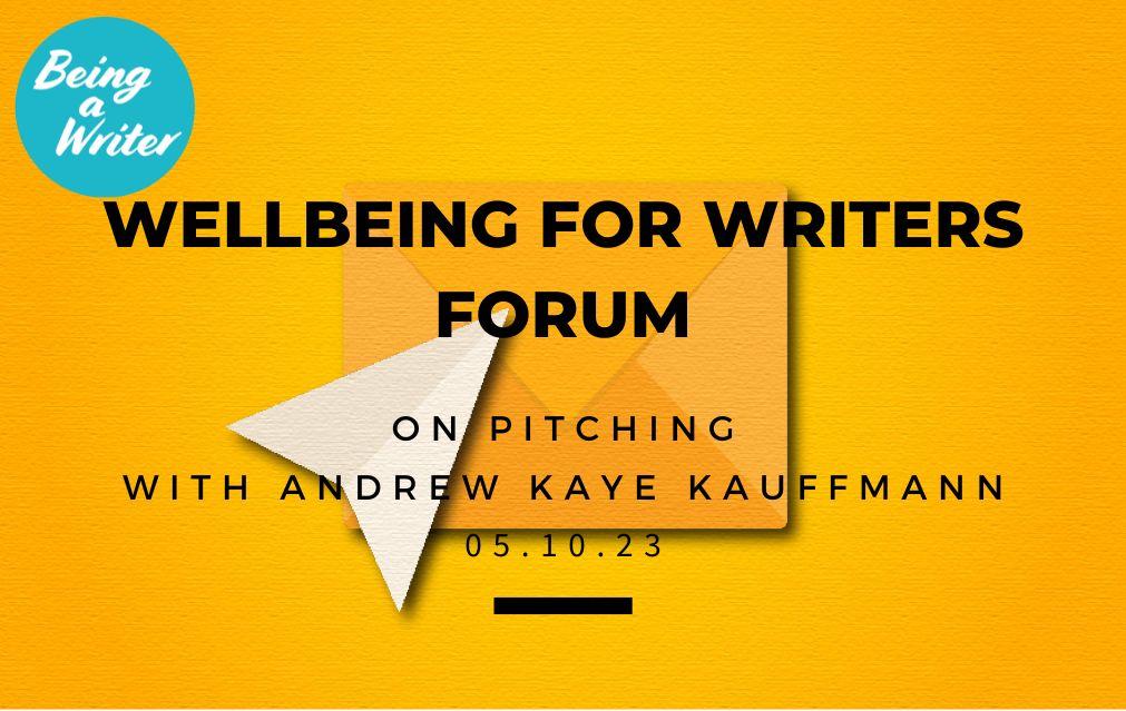 Wellbeing for Writers Forum