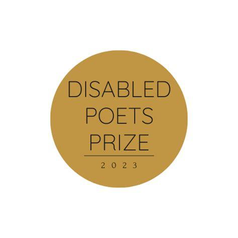 Disabled Poets Prize logo in gold 